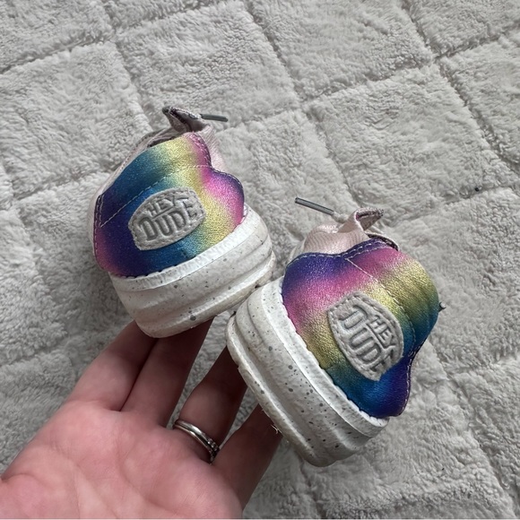 Hey Dude | Wendy Youth Sparkles "Silver" | Size K11 - Picture 7 of 9